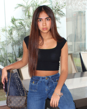 POLO RIB MANGA CORTA NEGRO