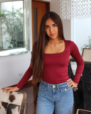 POLO SUPLEX MANGA LARGA VINO